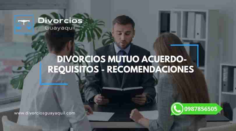 Divorcio Mutuo Acuerdo